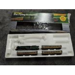 A Hornby 00 gauge part train set, The Flying Scotsman R778, missing track and controler, boxed