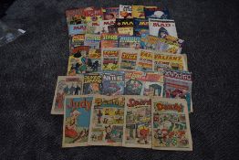 A collection of 1960's and later Comics and Magazines to include, 1969 Tiger, 1969 Tiger and