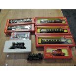 Three Hornby 00 gauge Tank Engines, Smokey Joe 0-4-0 56025, TR 20071 0-4-0, boxed and GWR 0-6-0