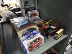 A small selection of modern diecasts including Corgi, Oxford, Days Gone, al boxed along with three