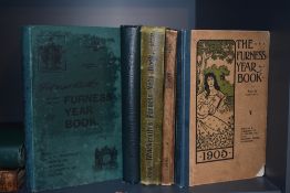 Furness Year Books. Five volumes, dates as follows: 1899; 1900 (x2); 1905; 1906. All in original
