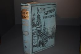 The Strand Magazine. Edited by Geo. Newnes. Volume III, 1892, Jan-Jun. Original blue cloth. Inner-