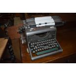 A vintage Imperial typewriter, model number 66