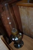 A vintage oil lamp