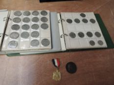 Two albums of mainly GB Coins, Halfpennies to Half Crowns including a good amount of Silver along