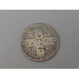 A Victorian Gothic Type 1853 MDCCCLIII Silver Florin