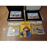 A collection of Paddington Bears 50p Coin Sets including 2018 50p Pair Collectors Edition x2, 2019