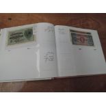 An Album of Malta Banknotes 1918 to 1990's,1 Shilling up to 20 Lira including 1918 two shilling with