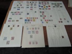 A collection of Nyasaland Stamps, mainly George V and George VI with sets up to £1, needs viewing