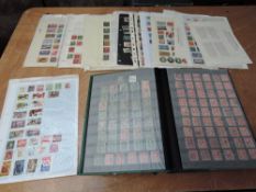 A stock book of USA Stamps mainly used, early to modern and on stock pages