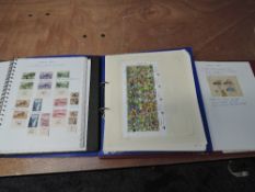 Three Albums of Israeli Stamps, mint & used, 1940's to 1990's including mini sheets