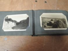 An excellent Postcard Album of WW1, Gallipoli, Egypt Palestine, many real photos of troops,