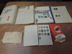 A collection of GB & Commonwealth Stamps, mainly used in stock book, in jotter albums and lose,