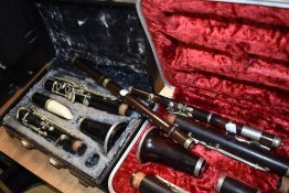 A selection of woodwind instruments