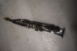 A Besson and Co Clarinet, stamped for London , number 3670, platework in need of some restoration,