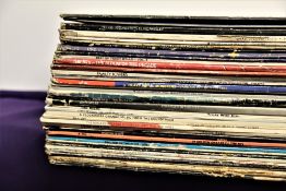 Large box of over 100 albums various ages and genres