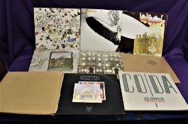 A comprehensive selection of the Led Zeppelin back catalogue - later green / white Atlantic label