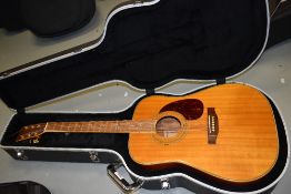A Tanglewood Earth 500N acoustic guitar , serial 95012418, in Kinsman hard shell case