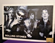 A large Rolling Stones poster 2003 with ticket - measures 100 x 70 cm