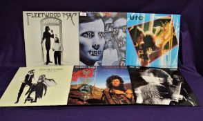 A lot of six albums with UFO and Fleetwood Mac titles on offer here - all in at least VG+