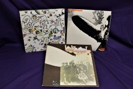 A fantastic lot of three original maroon / red Led Zep pressings - viewing recommended - getting