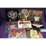 A lot of eight album from Saxon and Motorhead - heavy rock interest