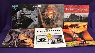 A lot of albums by hard rock band Magnum - six albums on offer here