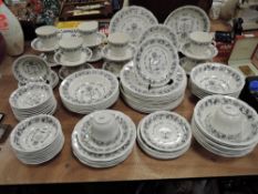 An impressive part tea and dinner service by Grindley in the Passover design