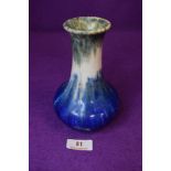 An arts and crafts pottery vase marked Ruskin to base dated 1932