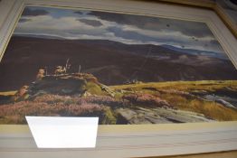 A print, after, Ogden Minton Pleissner, grouse shoot (af), 40 x 60cm, plus frame and glazed