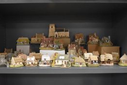 A selection of model houses and cottages by Lilliput lane