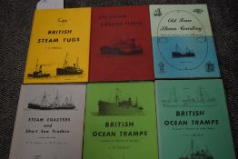 A hard back text or reference book for British Steam Tugs by P.N Thomas