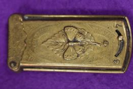 A Victorian quadruple golden casket Wavery and son of Redditch needle case