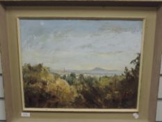 An oil painting, Doris Corbett, Ludlow, attributed verso, 35 x 45cm, plus frame