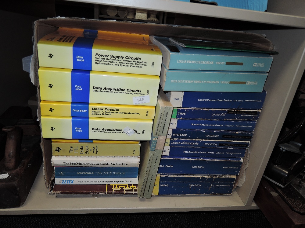 A selection of electronics and computing text and reference books