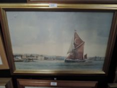 A print of sailing ship