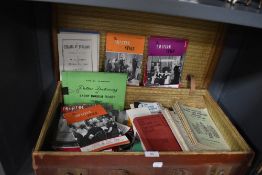 A suitcase containing a large assortment of ephemera including play and stage interest.