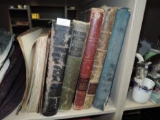 A selection of antique library books including thr Russian Ballet and Gallery of Arts