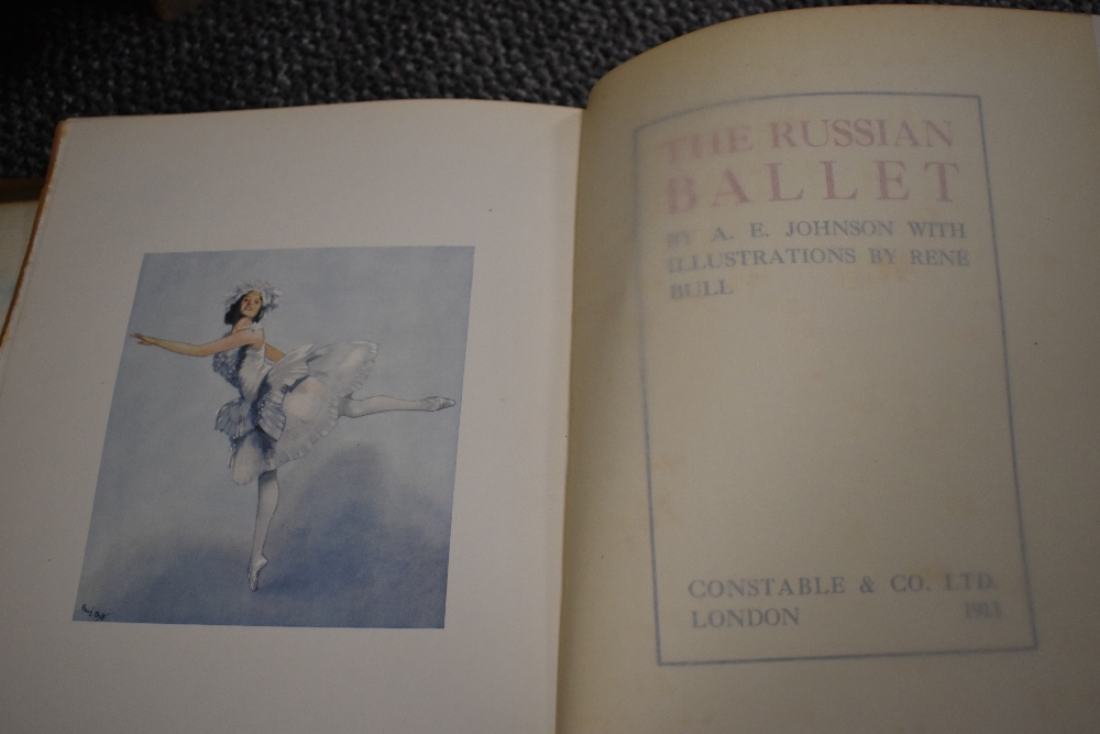 A selection of antique library books including thr Russian Ballet and Gallery of Arts - Image 2 of 5