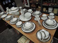 A large tea and dinner service by Noritake in the Katmandu design