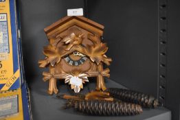 A vintage cuckoo clock.