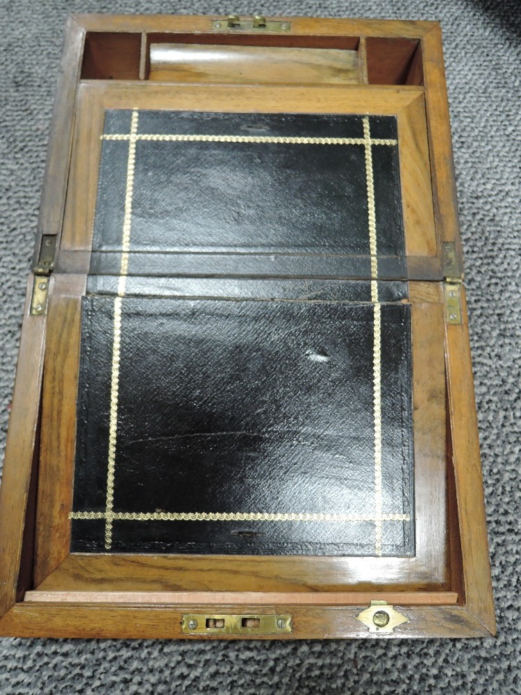 A mahogany cased writers compendium or slope - Image 2 of 2