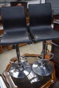 A pair of bar stools