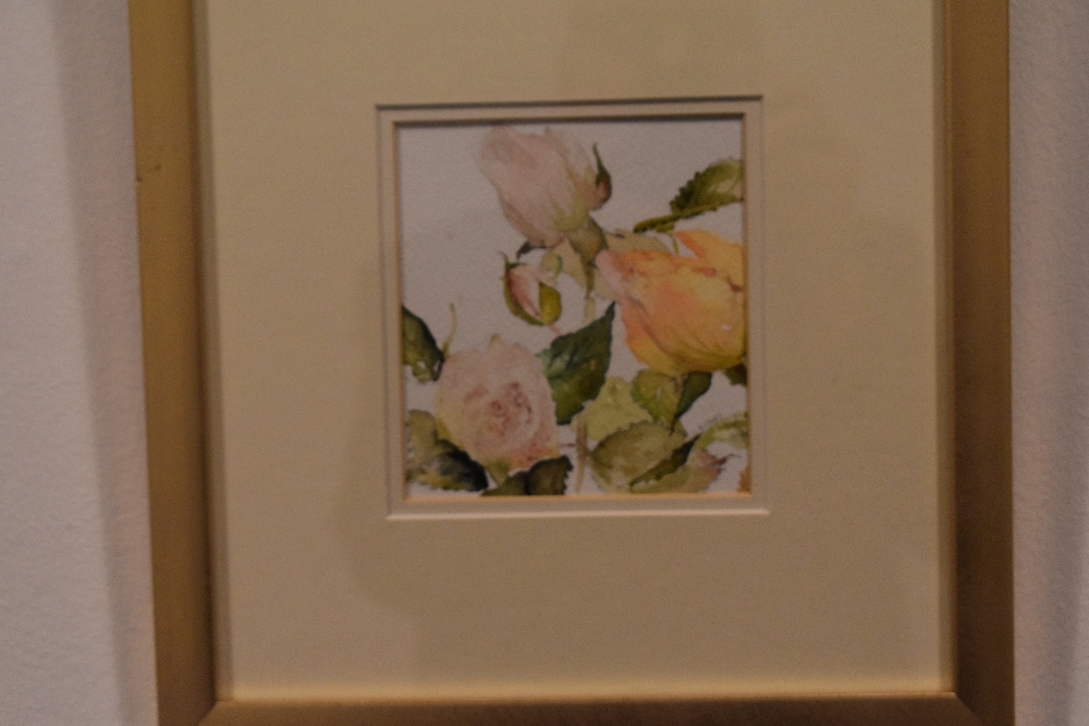 A watercolour Sway Through the Crowd by Lyn Evans. Signed, framed and glazed - Image 2 of 3