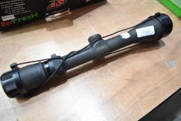 A Simmons rifle scope 3.5 - 10x40 with lens caps