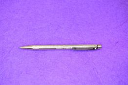 A Sheaffer gold plated ballpoint pen