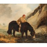 ☐ MANNER OF GEORGE MORLAND A BOY ASTRIDE A HORSE