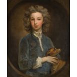 Ⓦ SIR GODFREY KNELLER (1646 - 1723) AND STUDIO PORTRAIT OF A BOY AND WHIPPET