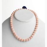 Angel skin coral necklace - Manifacture Guarracino, Torre del Greco