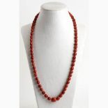 Mediterranean coral necklace